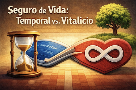 Seguro de vida temporal y vitalicio